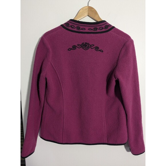 Pendleton 100 percent Lambs Wool Women's Pink Coat Small - Picture 6 of 8